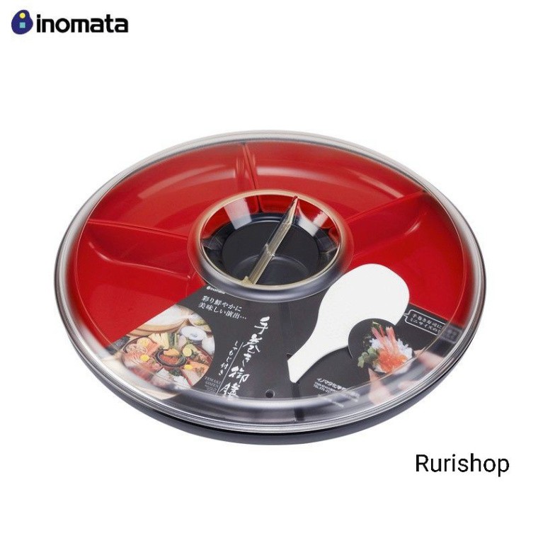 Khay chia ngăn đa năng Inomata Nhật Bản đựng Sushi/Khay đựng bánh, mứt, kẹo | BigBuy360 - bigbuy360.vn