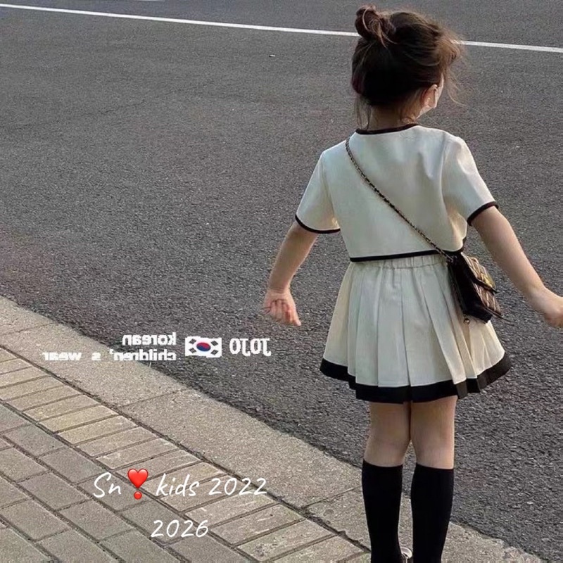 Set Váy Điệu Tiểu Thư Bé Gái 2 Màu