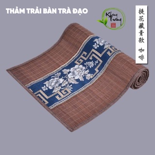 Thảm trải bàn trà đạo  ⚡ HÀNG LOẠI 1 ⚡ Chất liệu: sợi chiếu tổng hợp dễ dàng cọ rửa và lau chùi,  Dài 30*60 cm