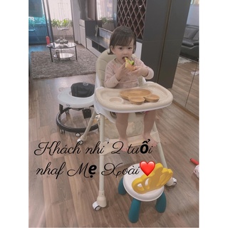 GHẾ ĂN DẶM UMOO , BELLY BABY có bánh xe gấp gọn giá rẻ. Ghế ăn dặm cho bé