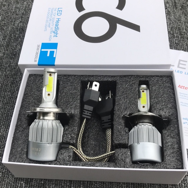 Đèn pha Led C6-2tim H4 36w