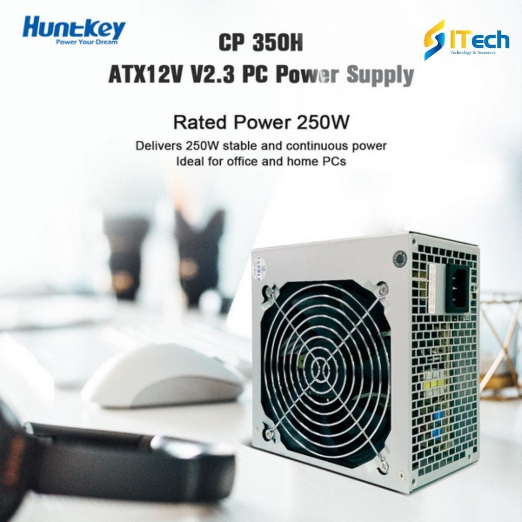 (HÀNG CHÍNH HÃNG) Nguồn máy tính 350w Huntkey CP-350H 24 pin. Mã SP: ITe119