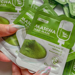 Set 10 gói mặt nạ Laikou Trà Xanh 2020