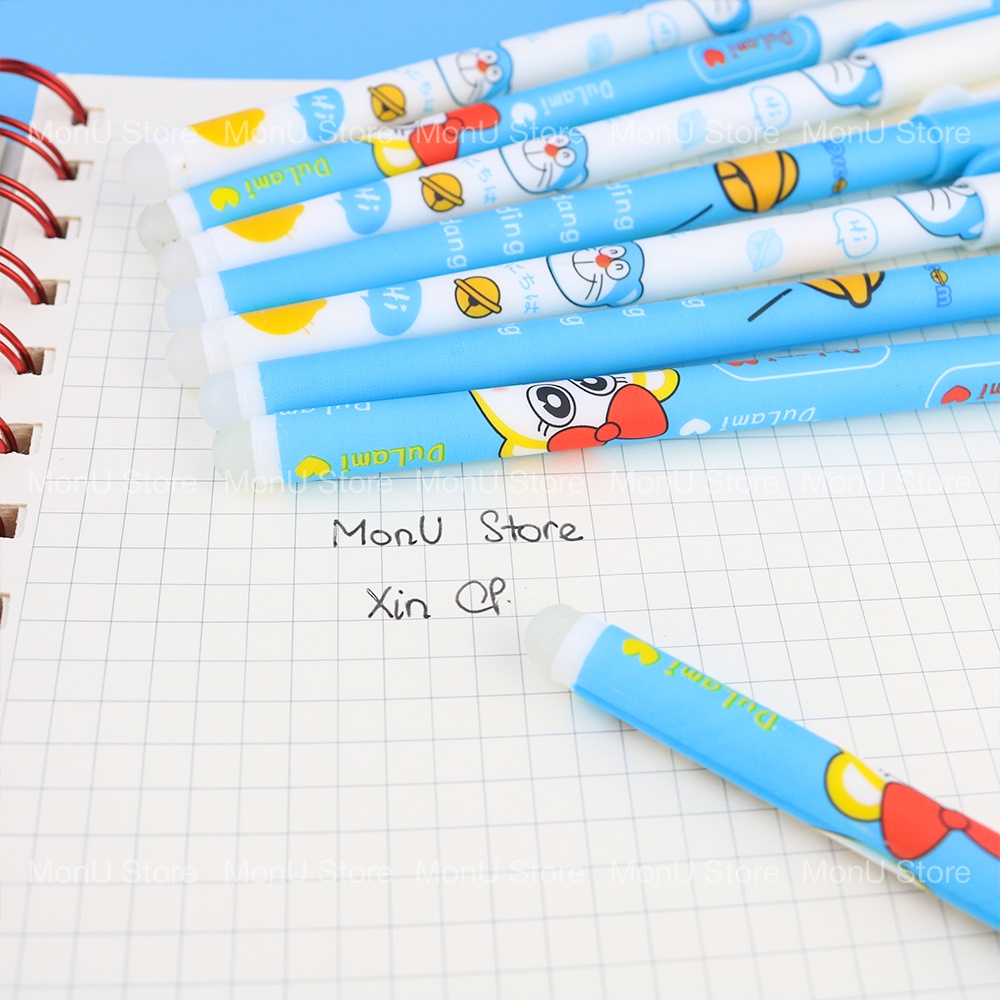 Bút bi nước, bút gel mực đen có thể xóa được DORAEMON DOREMON dễ thương cute MON0235