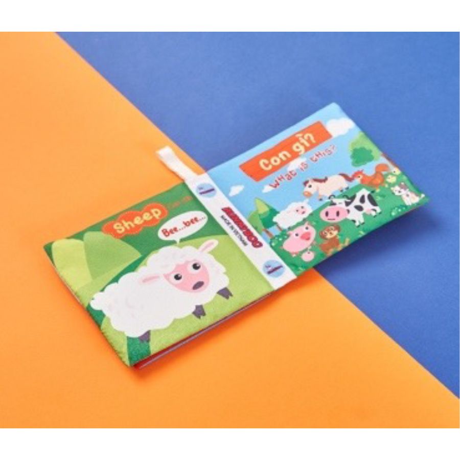 Đồ chơi sách vải giúp bé phát triển trí não