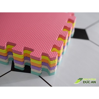 Thảm xốp ghép cho bé nhiều màu bộ 10 miếng độ dày 1cm