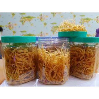 Mực xé sợi rim tỏi ớt