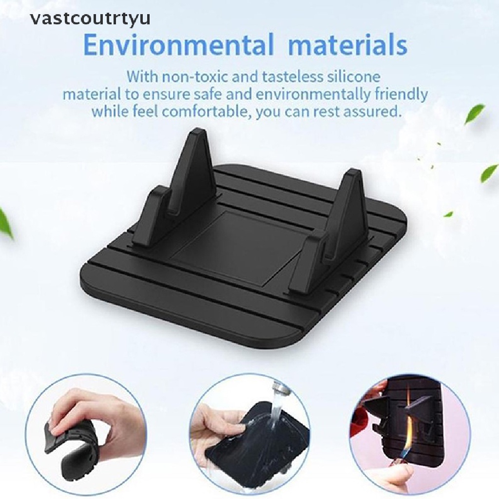 Tấm silicon chống trượt đa chức năng dùng để đỡ điện thoại trên xe ô tô