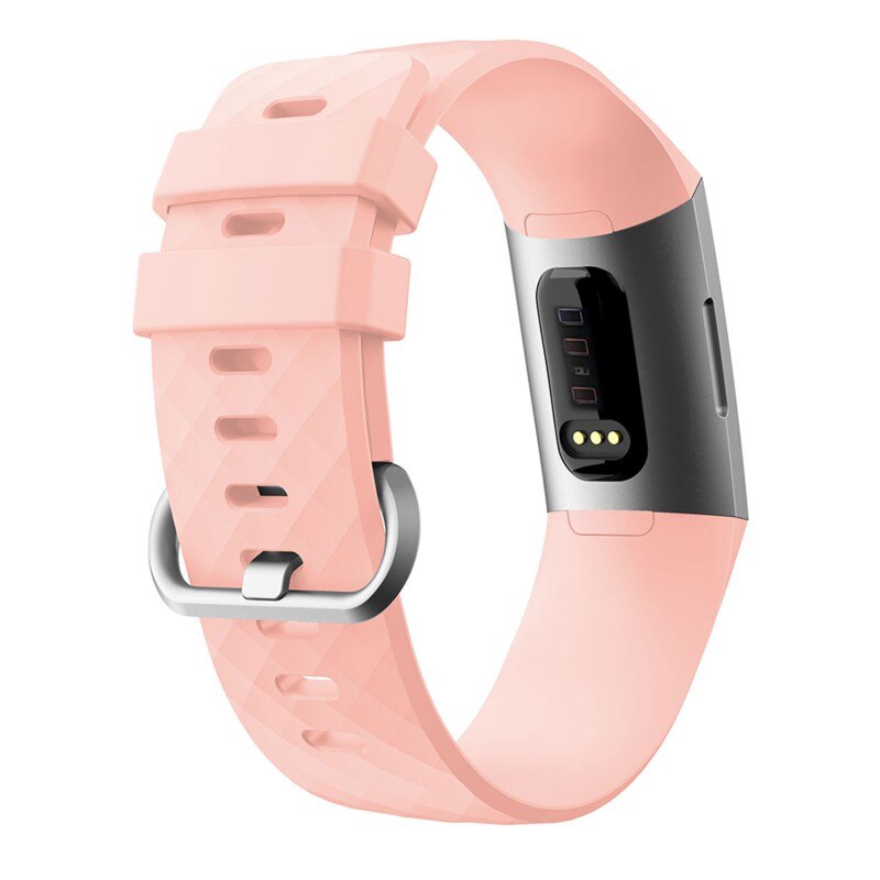 Dây Đeo Thay Thế Chất Liệu Silicon Thiết Kế Nhiều Lỗ Thời Trang Cho Fitbit Charge 4 3