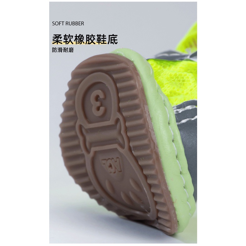 giày dạ quang đi mưa /đi bộ/ picnic cho chó