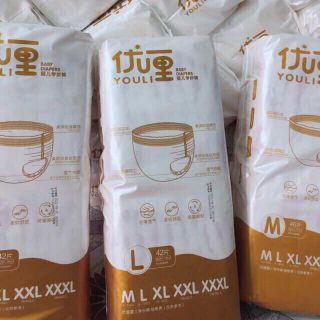 Bỉm/quần Youli nội địa Trung S112, M46-48, L42, XL40, XXL36