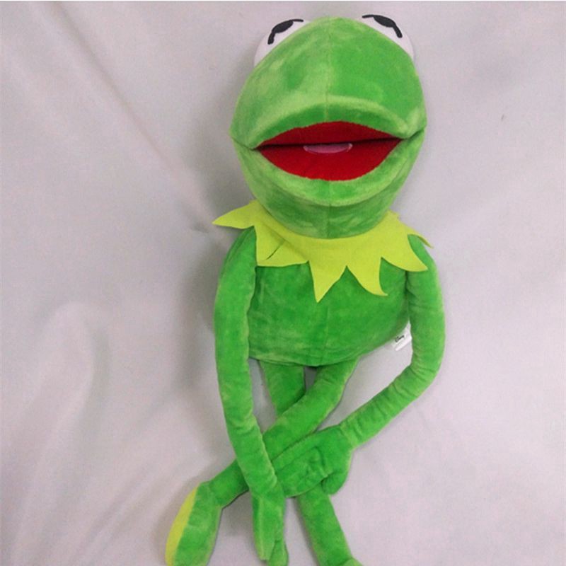 Con rối tay hình chú ếch nhồi bông kermit 60cm