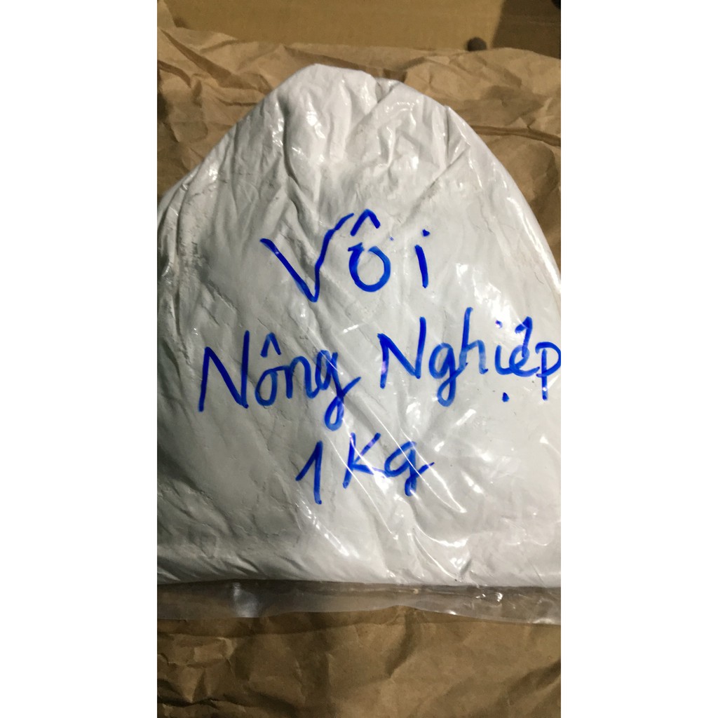 VÔI NÔNG NGHIỆP 1 KG XỬ LÝ GIÁ THỂ SÁT KHUẨN TRONG NÔNG NGHIỆP