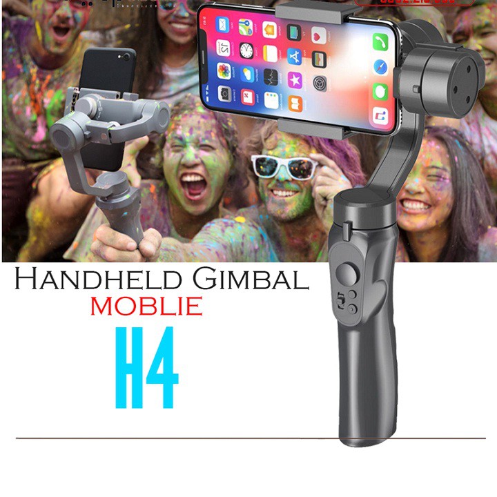 Tay cầm Gimbal Bluetooth Chống Rung 3 Trục Cho Điện Thoại 3-Axis H4