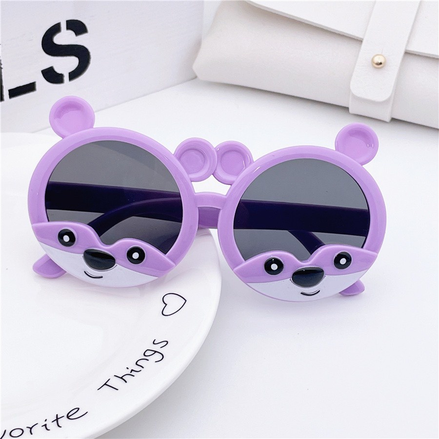 Kính râm hình Gấu dễ thương,  hoạt hình đồ chơi bảo vệ mắt của bé khỏi tác hại UV mã H1617