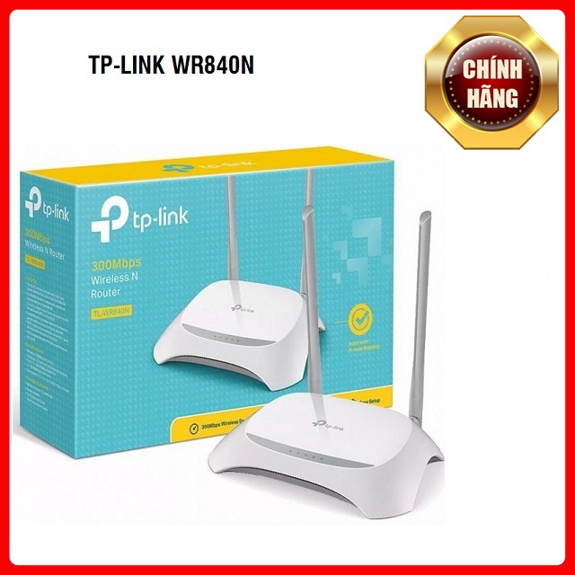 Bộ phát Wifi TP-Link WR840N Chuẩn N tốc độ 300Mpbs - BH chính hãng 24 tháng