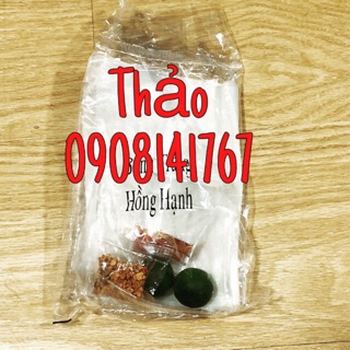 Bánh tráng Hồng Hạnh sate tắc muối, combo 20