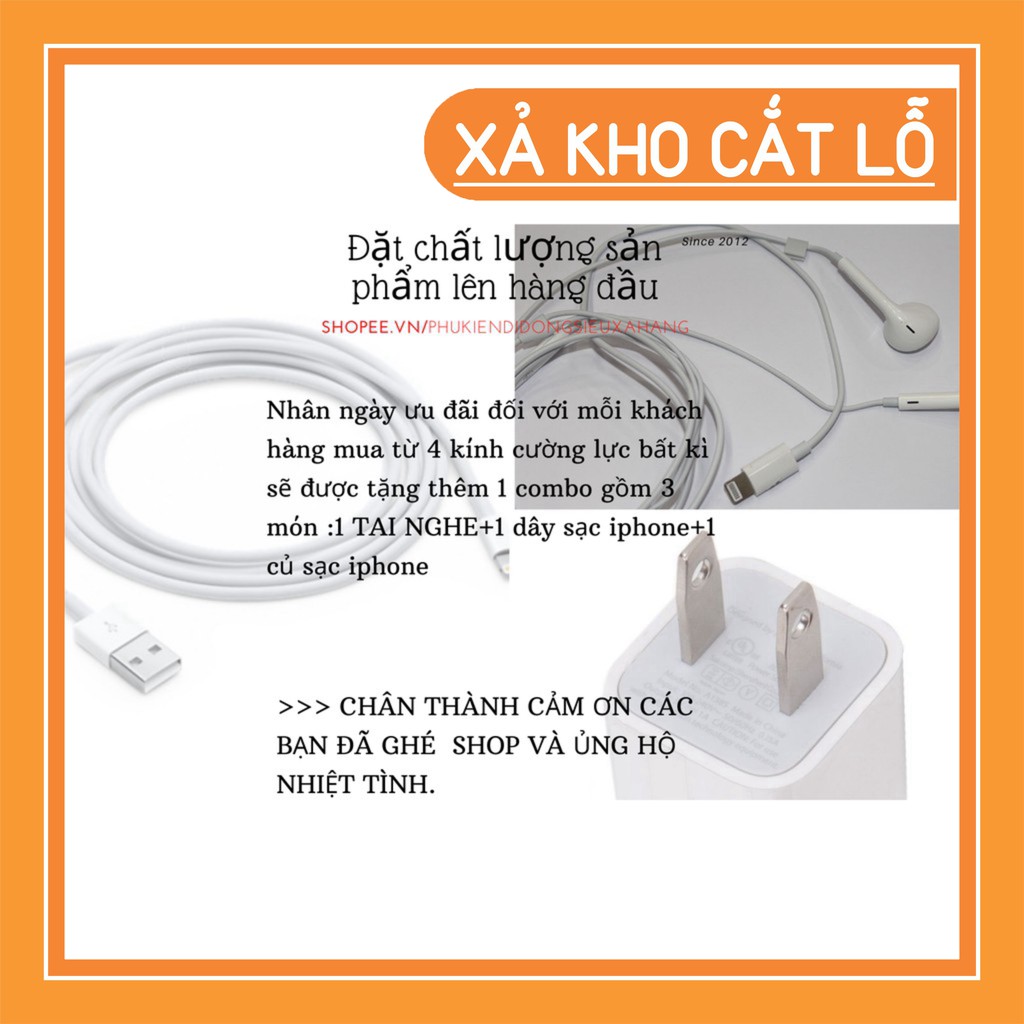 [Mua cường lực tặng phụ kiện] [Xả kho cắt lỗ] [TẶNG KÈM SP PHỤ] Kính Cường Lực IPhone 10D Bóng Full Màn Đủ Các Dòng Từ I