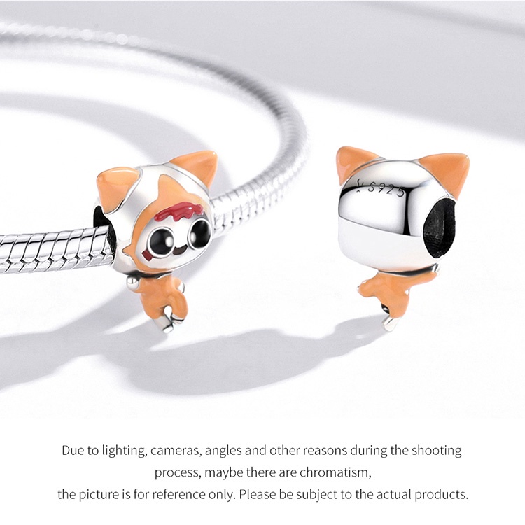 Hạt xỏ BAMOER Sc1939 bằng bạc 925 6 kiểu họa tiết hoạt hình dễ thương