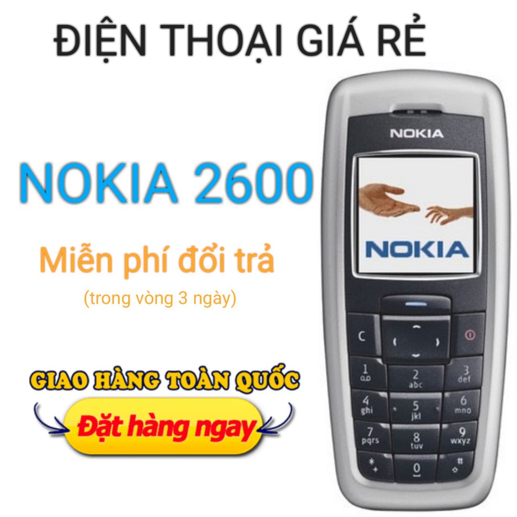 Điện thoại giá rẻ Nokia 2600, hàng công ty mới
