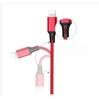Dây cap sạc nhanh 3 đầu đa năng Type C, Iphone, Android