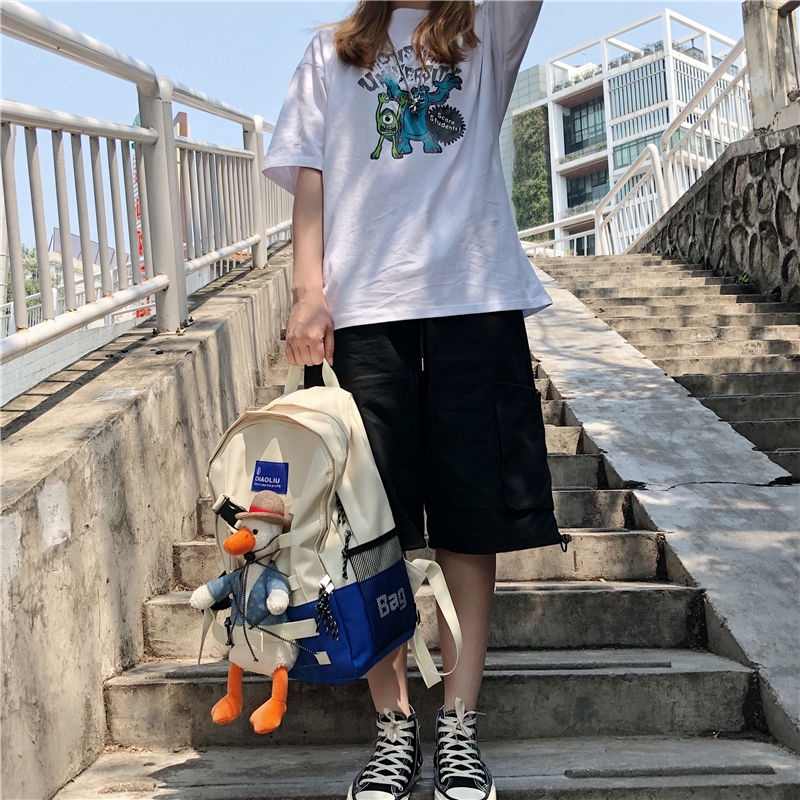 Balo Du Lịch Cỡ Lớn Phong Cách Harajuku Đường Phố 23b40