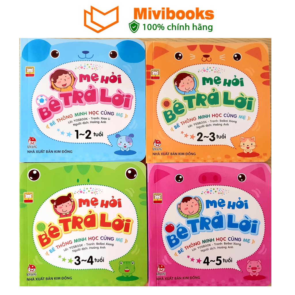 Sách - Combo Mẹ Hỏi Bé Trả Lời (4 Cuốn)