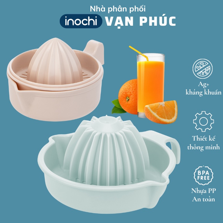 Dụng cụ vắt cam chanh bằng tay thông minh Inochi Yoko Nhật Bản, nhựa nguyên sinh, an toàn tuyệt đối, tiện lợi Vạn Phúc