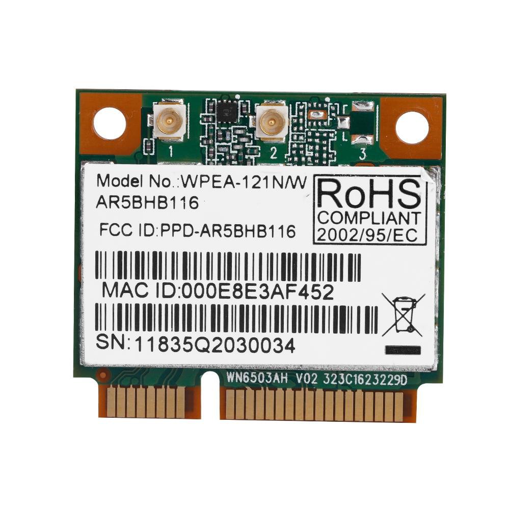 Card Wifi Mini Pci-E Ar5Bhb116 300mpbs 2.4 / 5ghz Thẻ