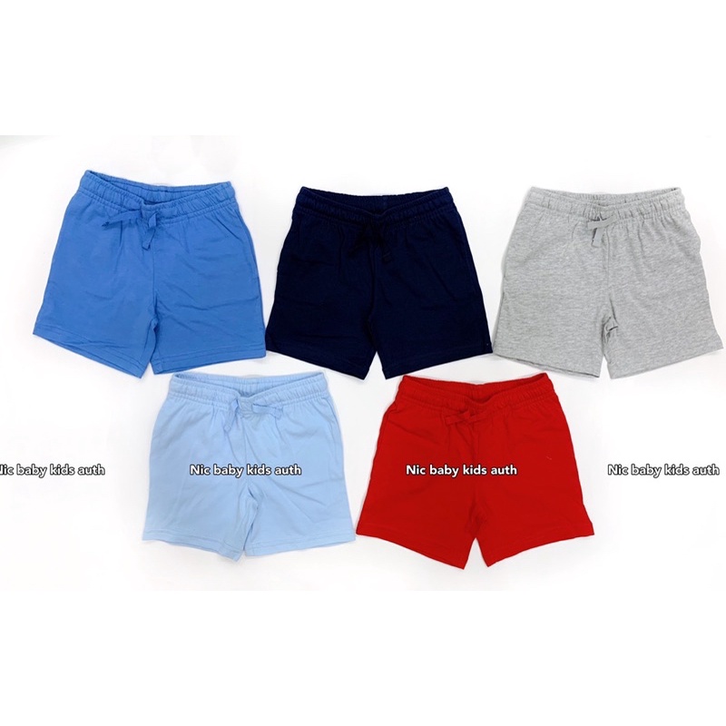 Set 5 short thun cotton bé trai authentic