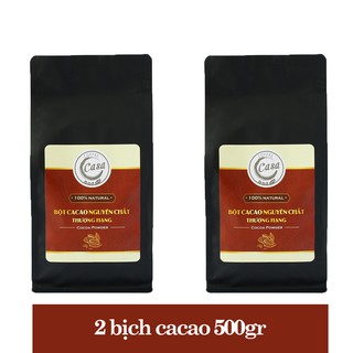 Combo 2 túi cacao nguyên chất đặc biệt 500gr