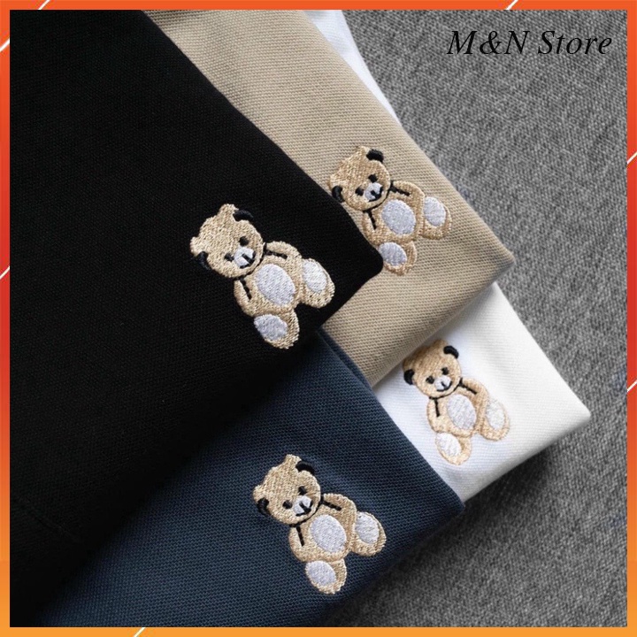 Áo Polo nam, áo thun nam HAHOS vải cotton cá sấu thêu logo gấu cao cấp ( ẢNH THẬT)