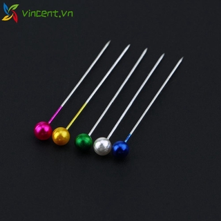 Set 100 Kim Ghim 1.57 Inch Đầu Tròn Bằng Thép Không Gỉ Chuyên Dụng Cho Thợ May