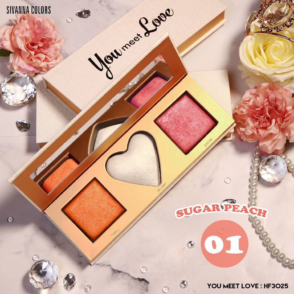 BẢNG MÁ HỒNG HIGHLIGHT SIVANNA YOU MEET LOVE HF3025 | BigBuy360 - bigbuy360.vn