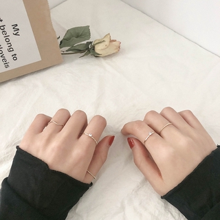 Nhẫn Đeo Tay Đính Đá Phong Cách Hàn Quốc Cho Nữ