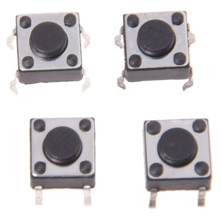 100 Pcs 6 x 6mm x 4.3mm Panel PCB Momentary Tactile Tact Push Button Switch DIP