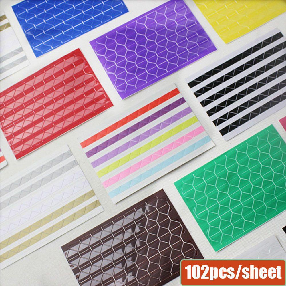 RAINBOW 10 Tấm Bọc Góc Ảnh Mới Bảo Vệ Sổ Lưu Niệm Thủ Công Cổ Điển