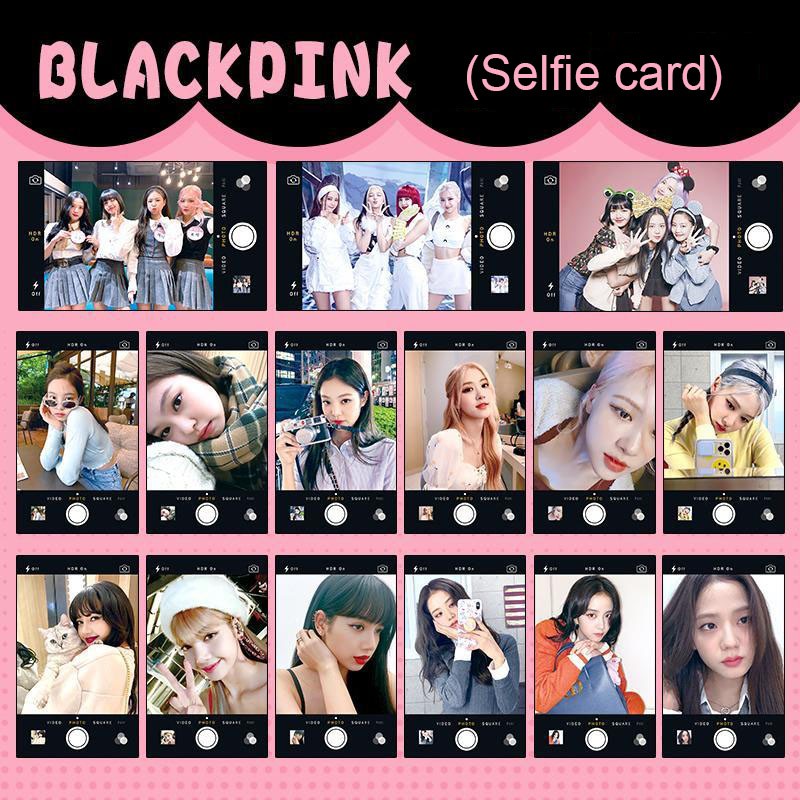 BLACKPINK Set 10 tấm thẻ ảnh selfie nhóm nhạc