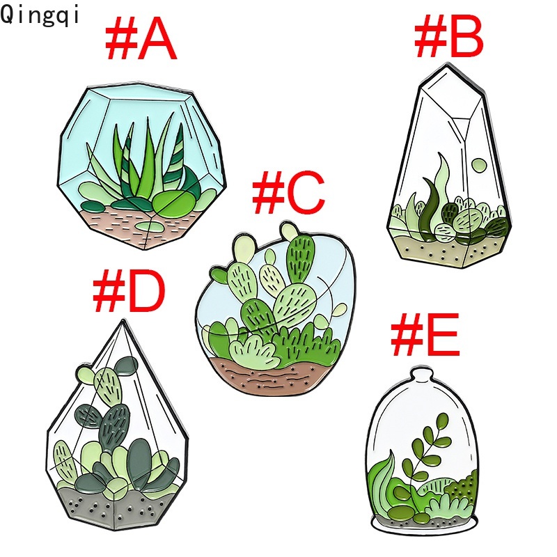 Ghim cài áo Miss Zoe hoạt hình cây xương rồng dễ thương