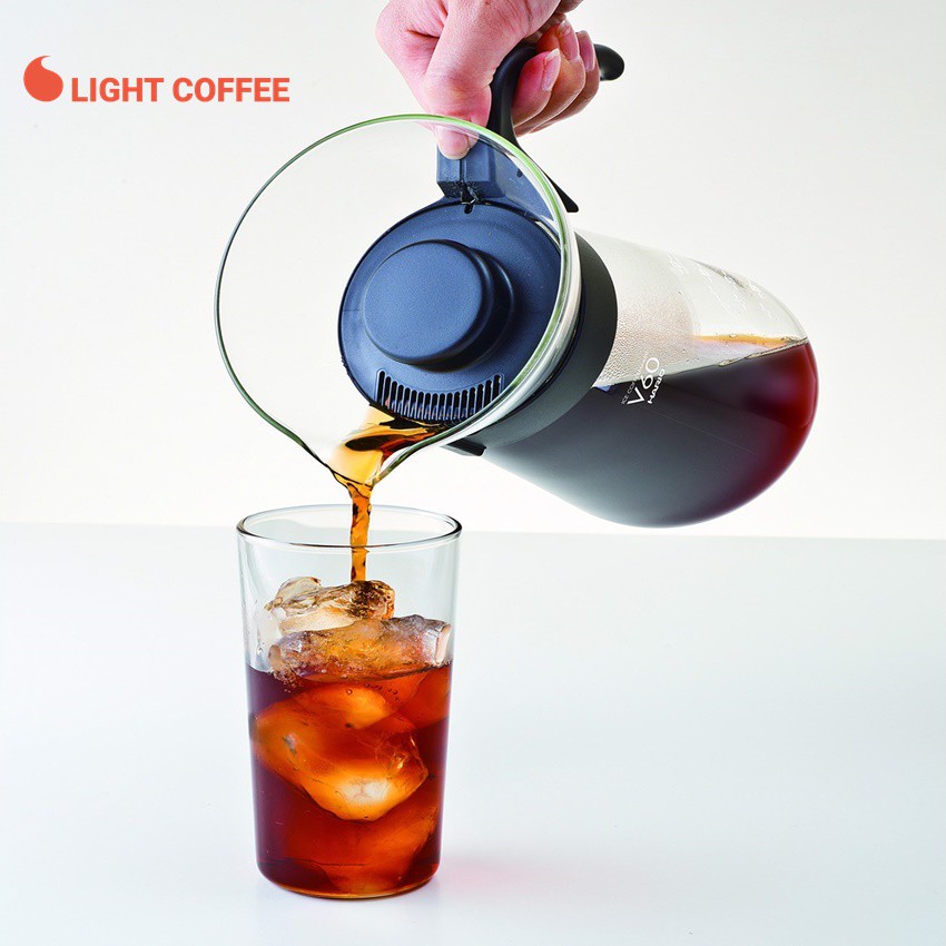 Bình pha cà phê lạnh và nóng Hario 2 in 1 (700ml) - Light Coffee