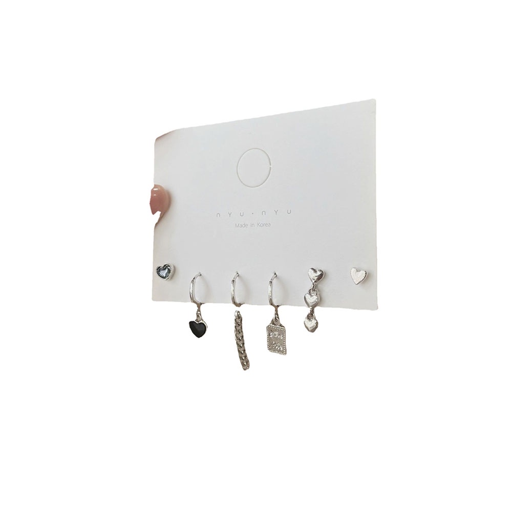 Bộ 6 Khuyên Tai Nữ Phong Cách Retro Thời Trang