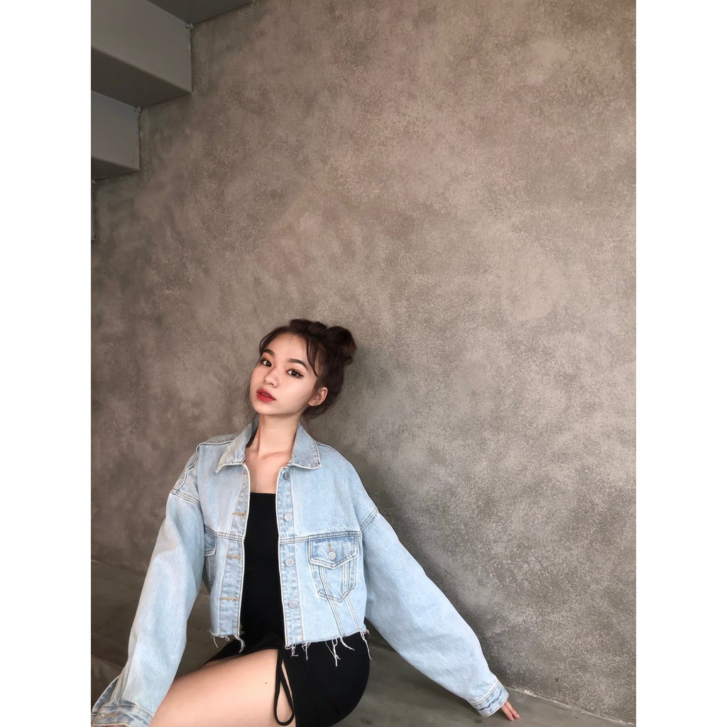 cao bồi  Ao JACKET DENIM thời trang