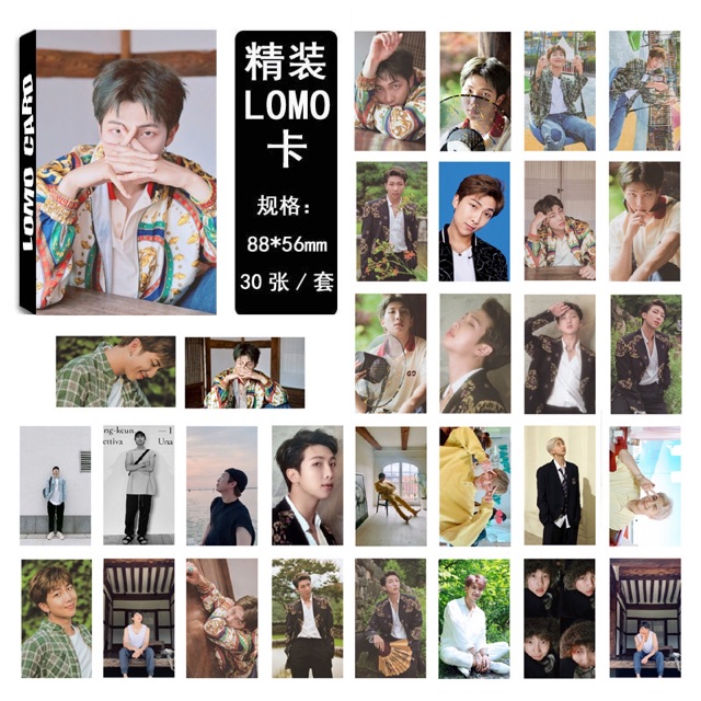 Lomo BTS SUMMER PACKAGE 2019 (ảnh hộp giấy BTS 30 tấm)