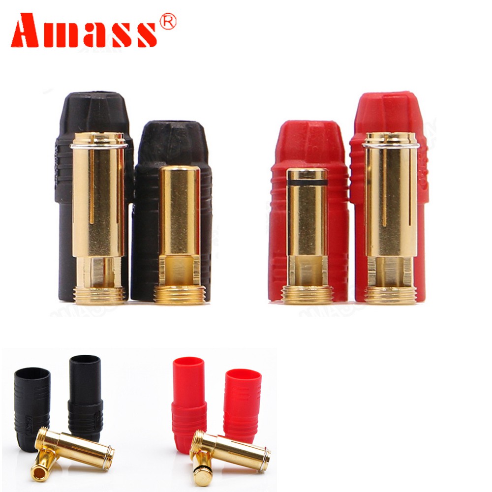 1 Bộ Đầu Cắm Chuối Mạ Vàng AS150 7mm