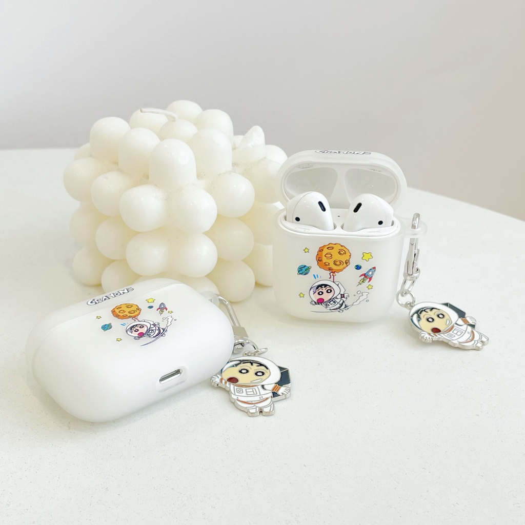 Vỏ Bảo Vệ Hộp Sạc Tai Nghe AirPods3 AirPods3 Họa Tiết Cậu Bé Bút Chì / Cậu Bé Bút Chì 2021 Mới Tiện Dụng Ốp