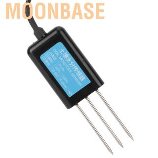 Moonbase Soil Moisture Sensor Humidity Temperature Electrical Conductivity Tester Meter RS485 Output