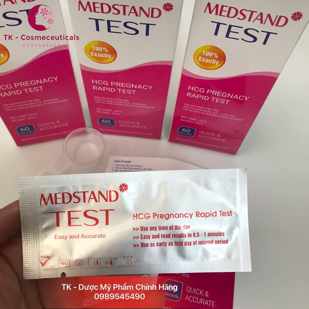 Que Thử Thai Medstand Test - Chính Xác Tuyệt Đối