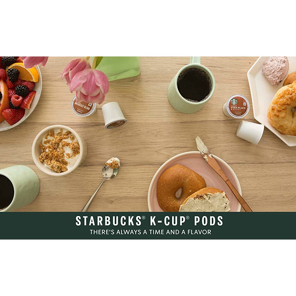 DateGần 50%Off Cà phê viên nén Starbucks pha máy 100% Arabica Coffee 1 hộp 10 viên [Hàng Mỹ]