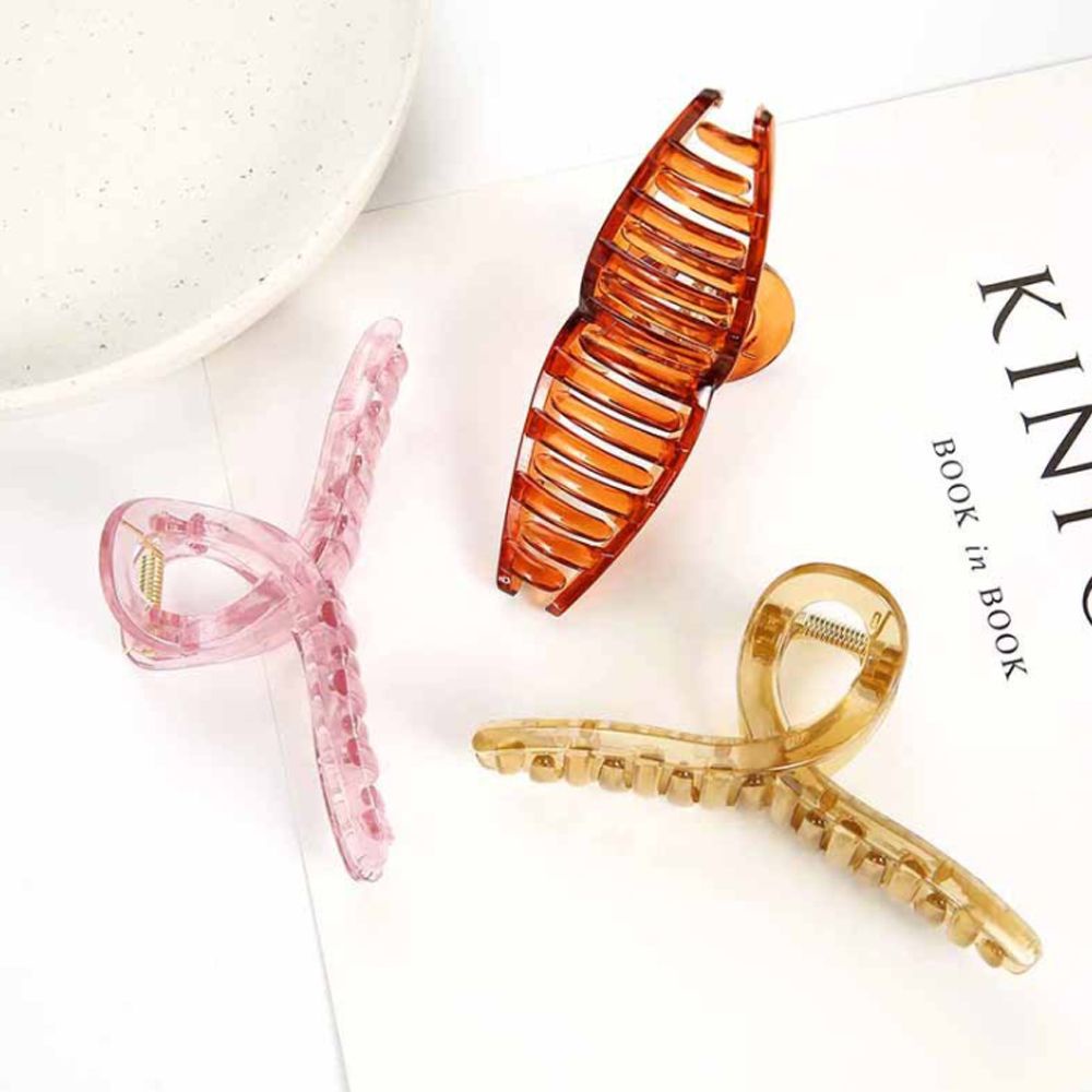 Kẹp tóc dạng kẹp gắp chắc chắn không trượt nhiều màu sắc phong cách thanh lịch dành cho nữ