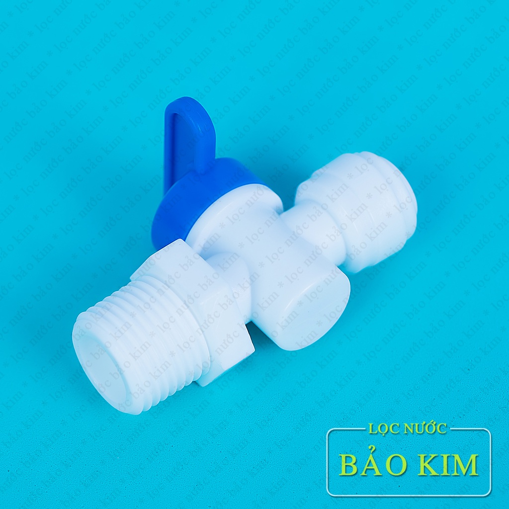 Van khóa ren ngoài 21  ra dây 6mm  hoặc dây 10   - nối nhanh
